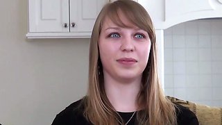 Blonde Curvy MILF Takes BBC in Raw Audition: Gaping Anal,