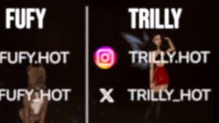 Brunette with foot fetish rubs big dick with her feet in POV