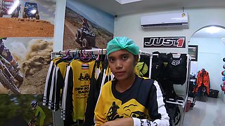 Off roading and Thai GF anal sex at home