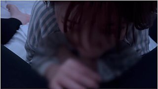 Erotic Girlfriend With Cock In Her Cheeks Even When Shes Riding On Her Face