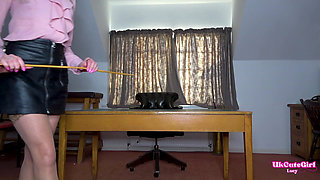 Cameras Catch Teacher Lucy Wanking Over Spanking Fantasy