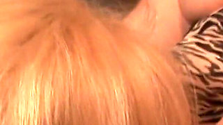 Young brunette licks blonde mature's cunt then fucks her with a strap on