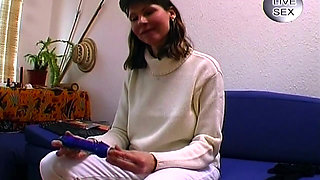 Busty MILF Sucks Her Own Massive Tits in Wild Fingering Frenzy