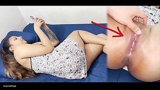 First Time Alone at Home and My Stepbrother Fucked Me!