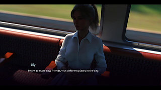 Village Slut Tranformation - Busty Dirty Blonde University Girl Gets Lost in a Strange Village