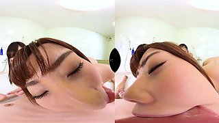 Busty Japanese loves sex with POV
