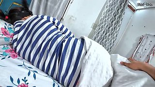 Indian Bhabhi Shares Bed with Sasurji and Cums on His Big Ass
