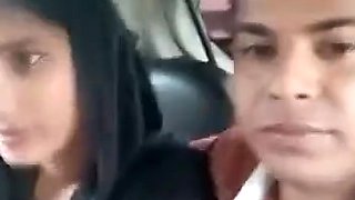 Desi Indian couple sex in car
