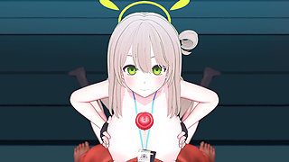 Blue Archive - Top Student Nonomi Pleases Sensei - 3D Hentai Animations