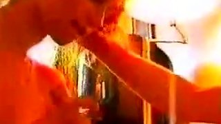 Retro Amateur College Girl with Small Tits on Webcam