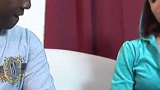 Sweet chick gets a warm load on her ass from his BBC after a hard fuck