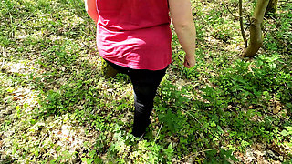 Ass, Pussy and Tits Whipping in the Woods