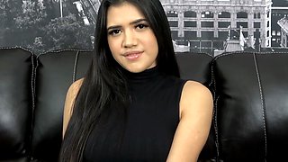 Petite Hottie Applies for Assistant Gets Drilled and Creampied