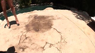 Blonde With Natural Big Boobs Loves Putting A Toy In Her