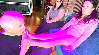 Feet Slave And Slave Feet - Bratty Girl Gets Sex Slave To Worship Feet And Big Tits
