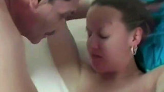 This Young Slut Fucks Her Boyfriend's Grandfather