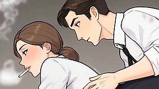 Waifu Secretary POV - Office Close-Up Teasing