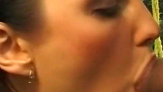 Threesomes with Fantastic Amateur MILF Ass Fucked and Cumshot in Mouth by Two Big Cocks