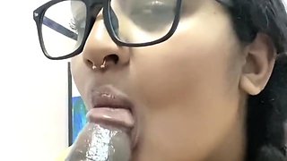 POV blowjob for a big cock from black thug