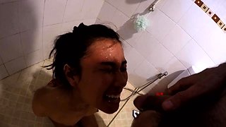 Fetish POV blowjob and handjob from horny slut