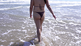 Flashing My Tits at the Nude Beach