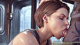 3d Animation : Resident Evil Blowjob Doggystyle Fucked Uncensored Hentai - Jill Valentine