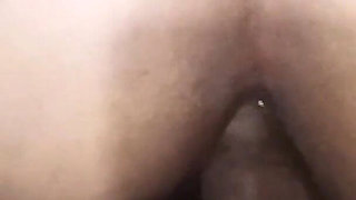 Beautiful Ass Being Rolled up Until It's Filled with Cum