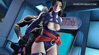 The Misunderstanding: Psylocke X Venom (3D Anime Porn)