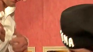 Threesome pussy fucking lesbian pussy licking the bedroom