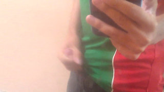 Watch me masturbate with my Mexico sweater on