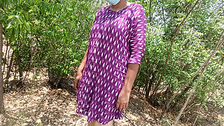 Outdoor cheating Housewife