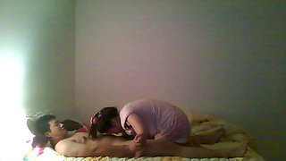 Submissive Chinese Slut Sucks My Dick and Swallows My Cum