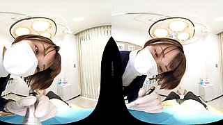 Japanese Nurse VR Short Hair With POV Heat