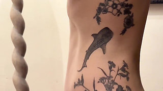 Hotel Moisturising Session - Boobs, Pussy& Butt Show!
