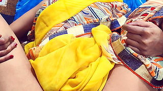 My big step sister was angry, we shared single bed, full Hindi Audio