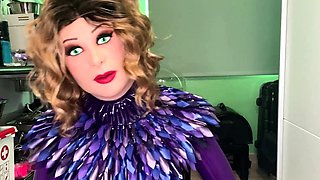 Amateur striptease and Solo masturbation