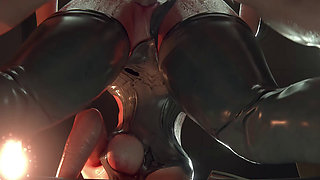 Jubilee Rule34 - Big Ass Doggystyle in Hot Swimsuit Animation