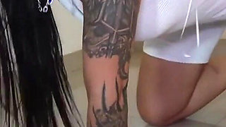 Submissive Maid Is Dominated by Her Master and Sucks Her Vagina Until Orgasm