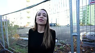 GERMAN SCOUT - Latina Teen Priscila Belini with perfect Tits