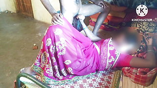 Desi Wife Fucking Pink Saree hardcore