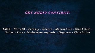 [French Audio Porn] The Giantess uses you as a dildo and fucks herself with you