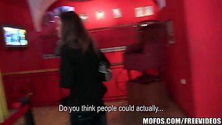 Natural czech dark haired gets fucked
