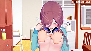 MIKU NAKANO WANTS TO MAKE HER FIRST TIME QUINTUPLES HENTAI