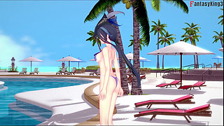 Clorinde POV Blowjob Bikini - Genshin Impact