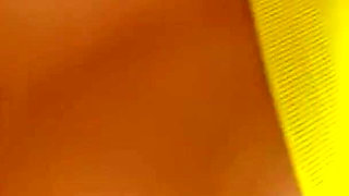 Taboo Stepdaddy Fuck Stepdaughter in Pigtails and Long Huge Socks and Kitty Panties POV and Cum on Her Pink Panties