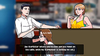 Dawn of Malice: stepmom sucks her stepson's big cock, got covered with sticky cum ep 18