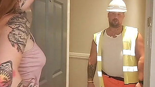 Hard Hat Plumber Fix's Her Pipes