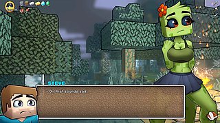 Minecraft-themed adult animation featuring sexy adventures in HornyCraft