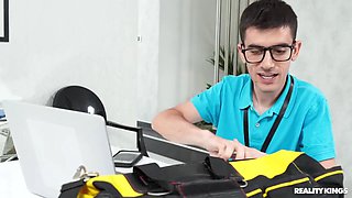 Jordi Gets Caught Jerking Off His Fat Cock To Milf Zlata Shines Nudes - Jordi Polla