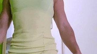 Nasty blonde girl solo pussy toying and masturbation fun